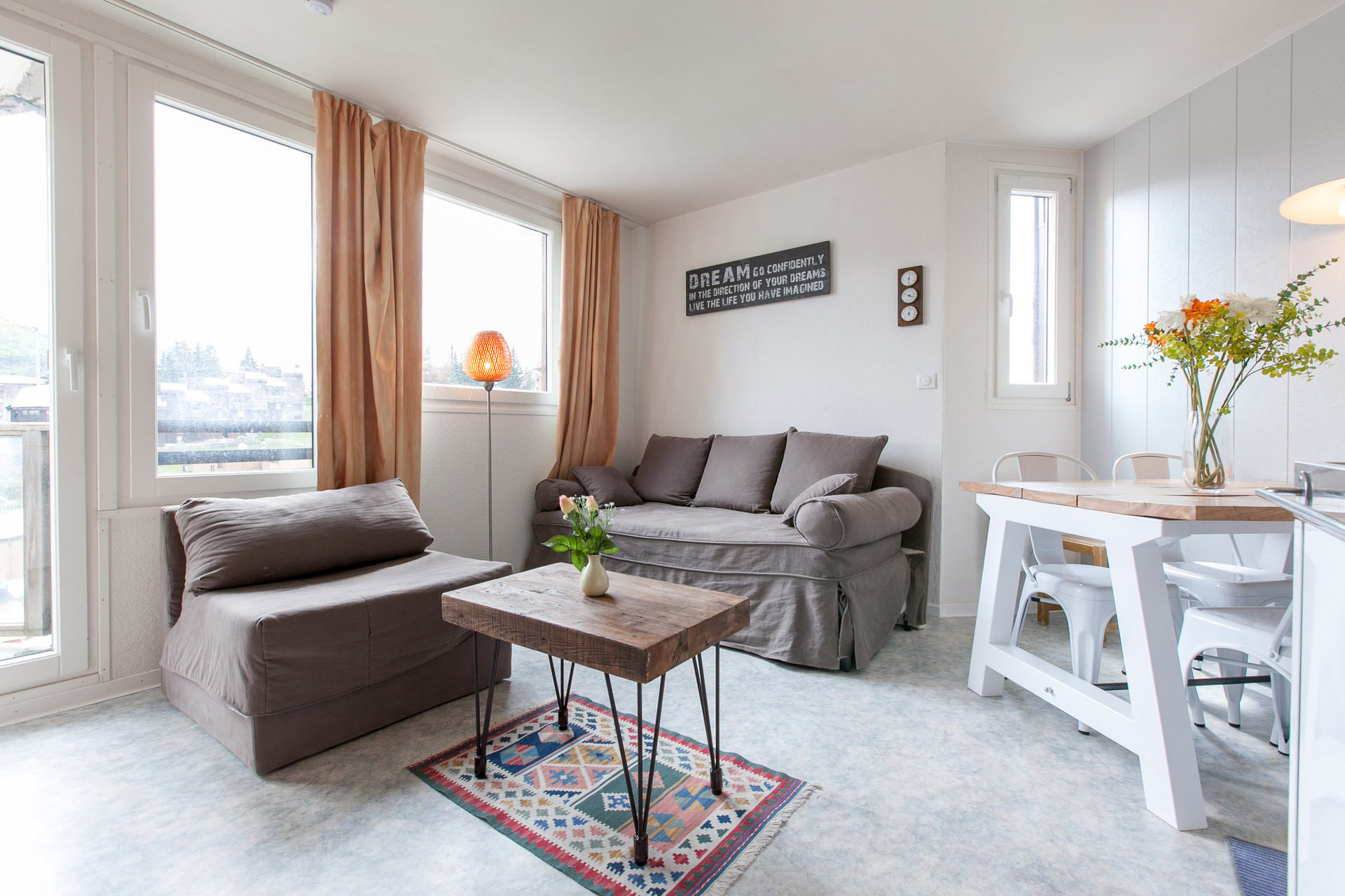Rent a 2-rooms-(1-bedroom) at Avoriaz
