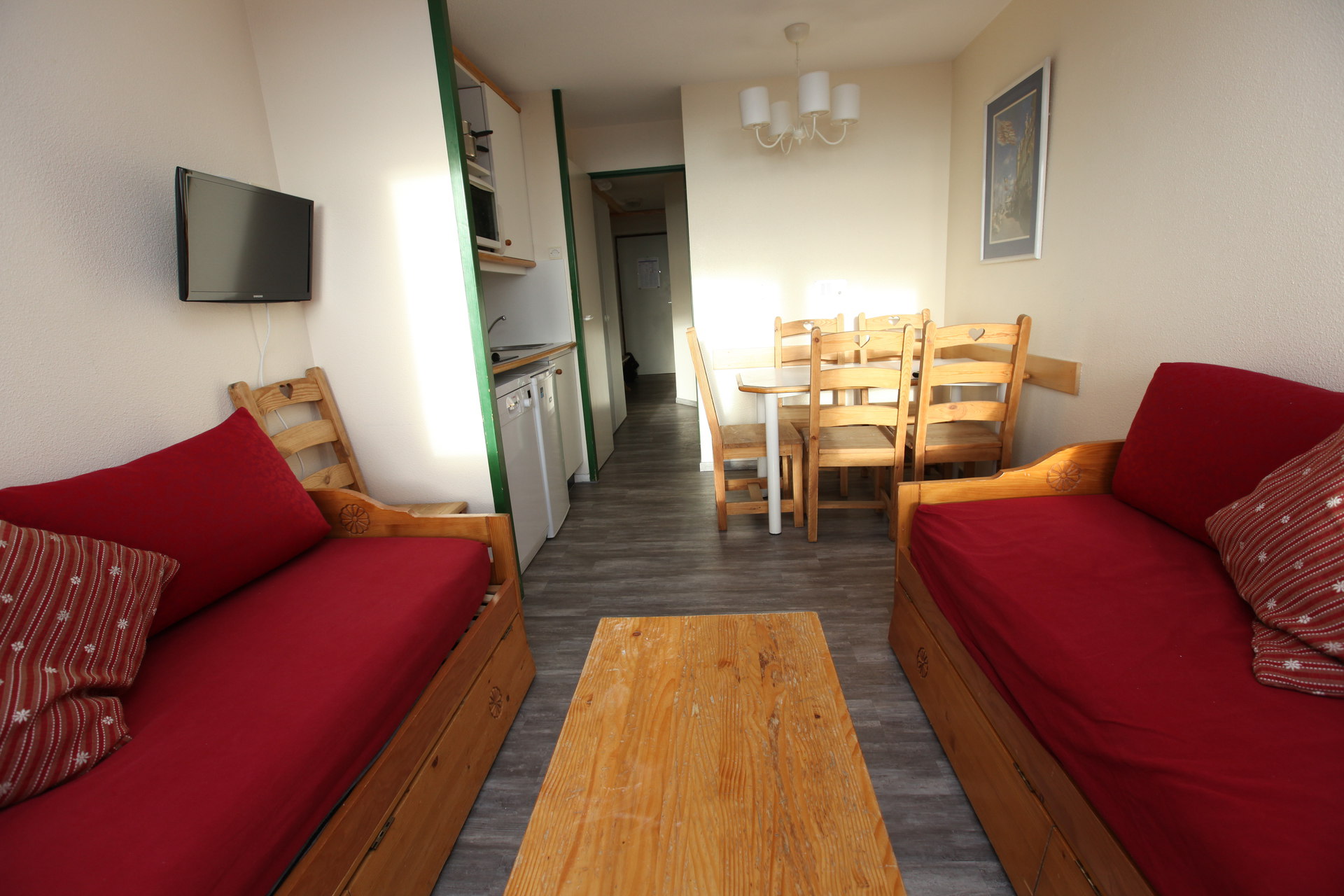 Rent a 2 rooms (1 bedroom) at Avoriaz