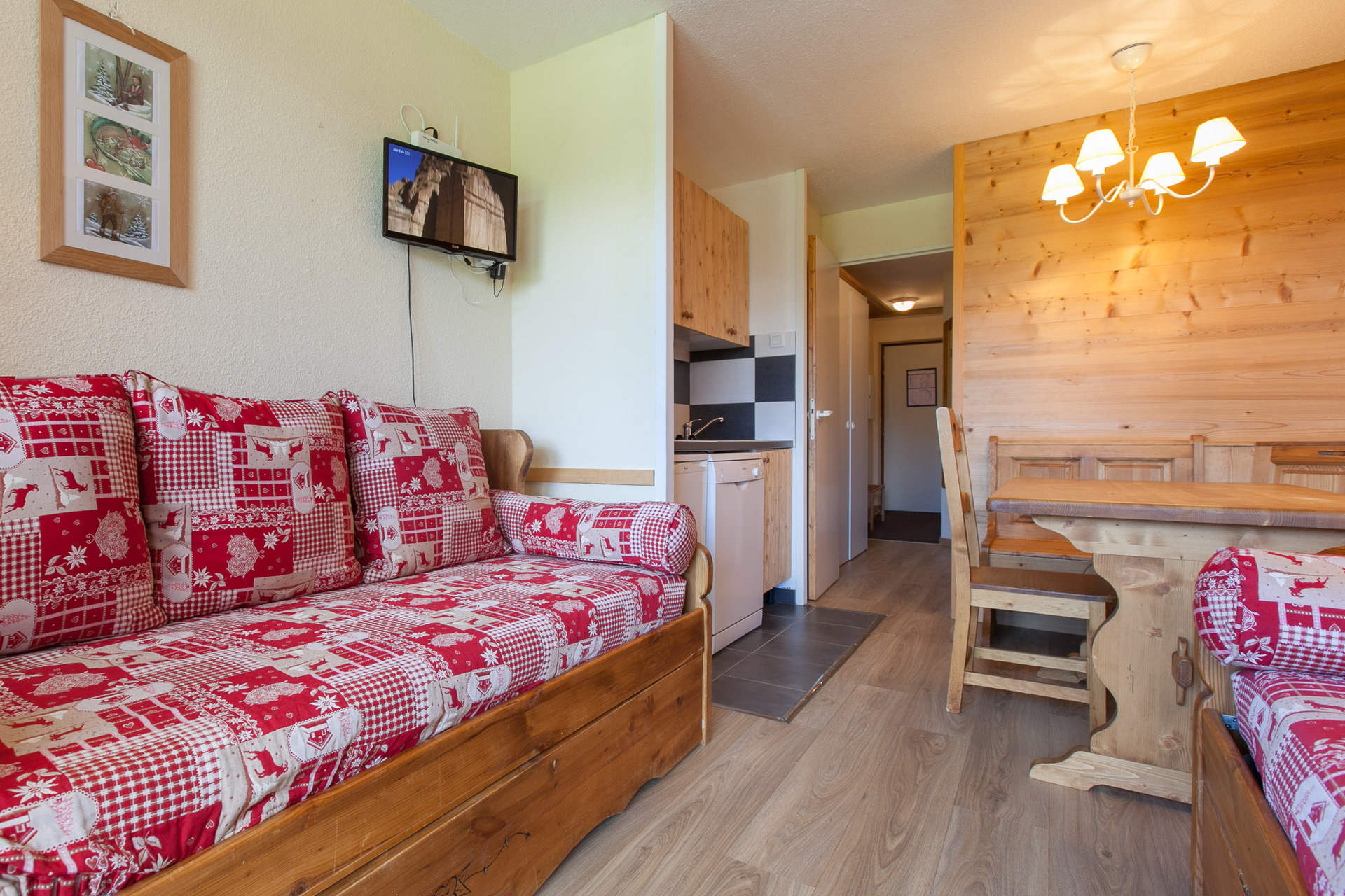 Rent a 2 rooms (1 bedroom) at Avoriaz